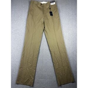 Joseph & Feiss Pants Mens 32L Beige 100% Wool Classic Fit Dress Suit Unhemm NWT